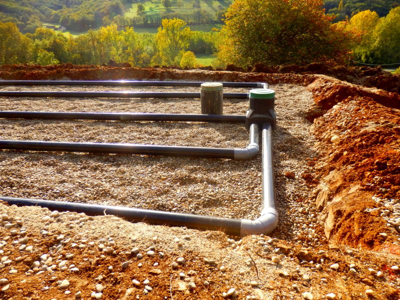 Sewage Field Installation in Austin, TX